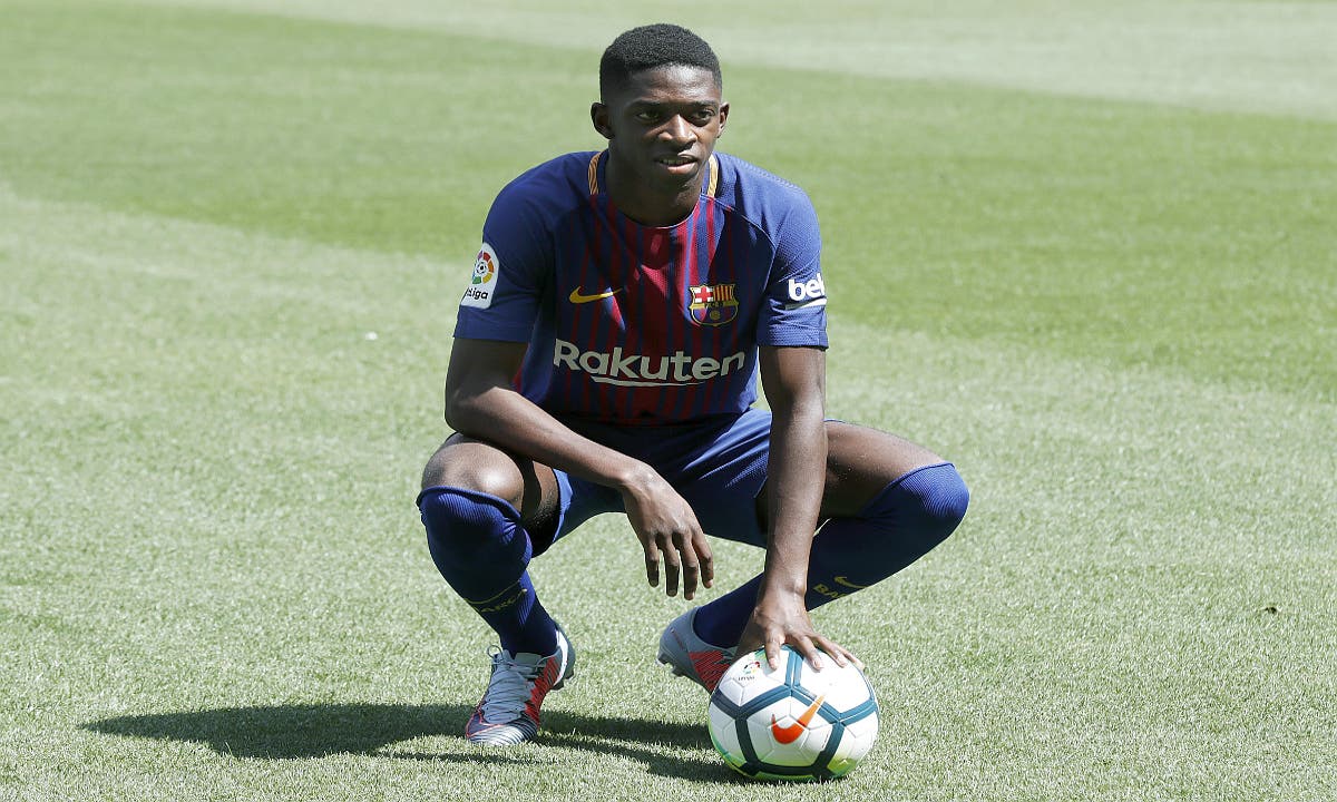 El jugador del Barcelona Dembelé