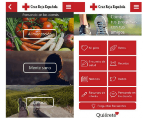 quierete cruz roja aplicación app