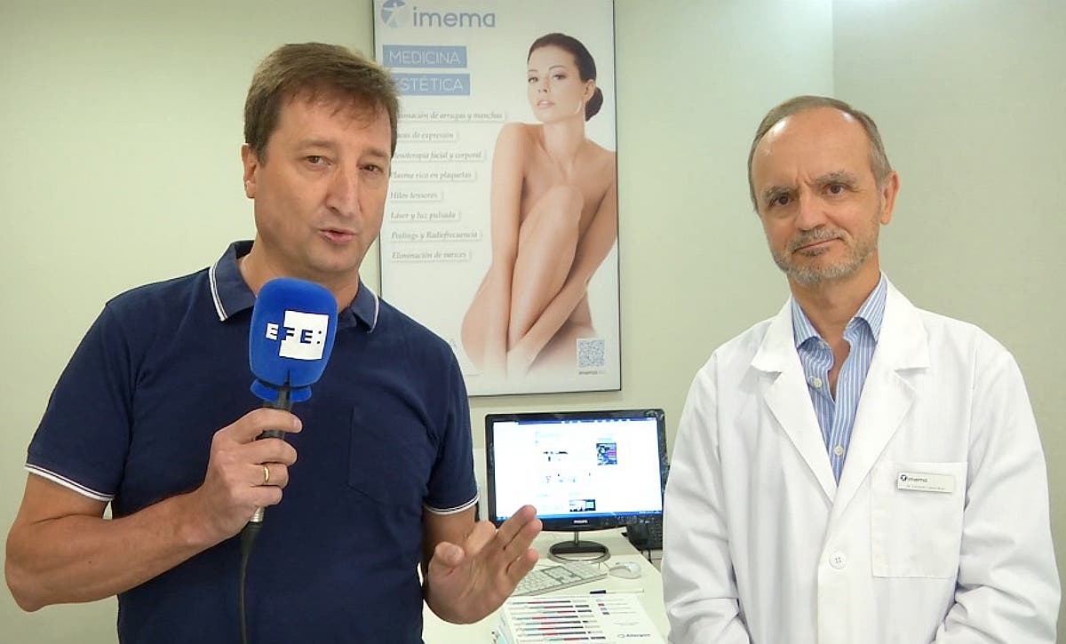 El periodista Gregorio del Rosario entrevista al Dr. Eduardo López Bran-efe