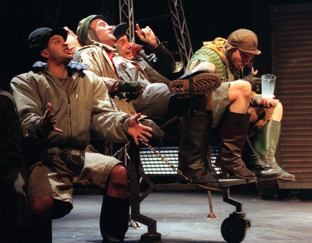 "La naranja mecánica",de Anthony Burguess, en un espectáculo de la Compañía William Layton. EFE/SANDRA R. DEL ARBOL