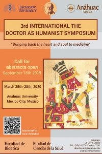 Cartel del III Simposio "The Doctor as a Humanist"