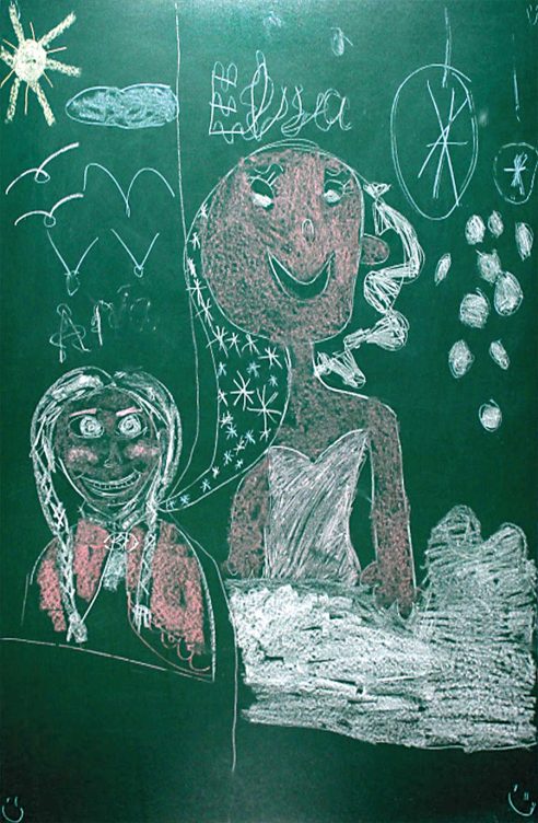 Dibujos de los niños de San Rafael