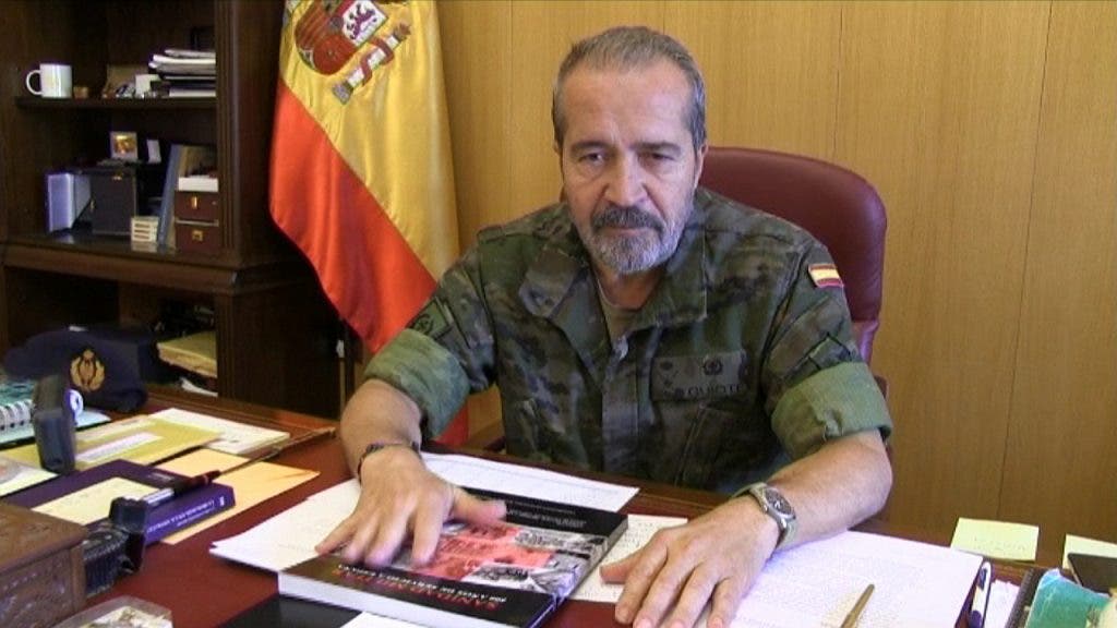 El general médico Manuel José Guiote Linares, cuando ocupaba el cargo en la BRISAN.