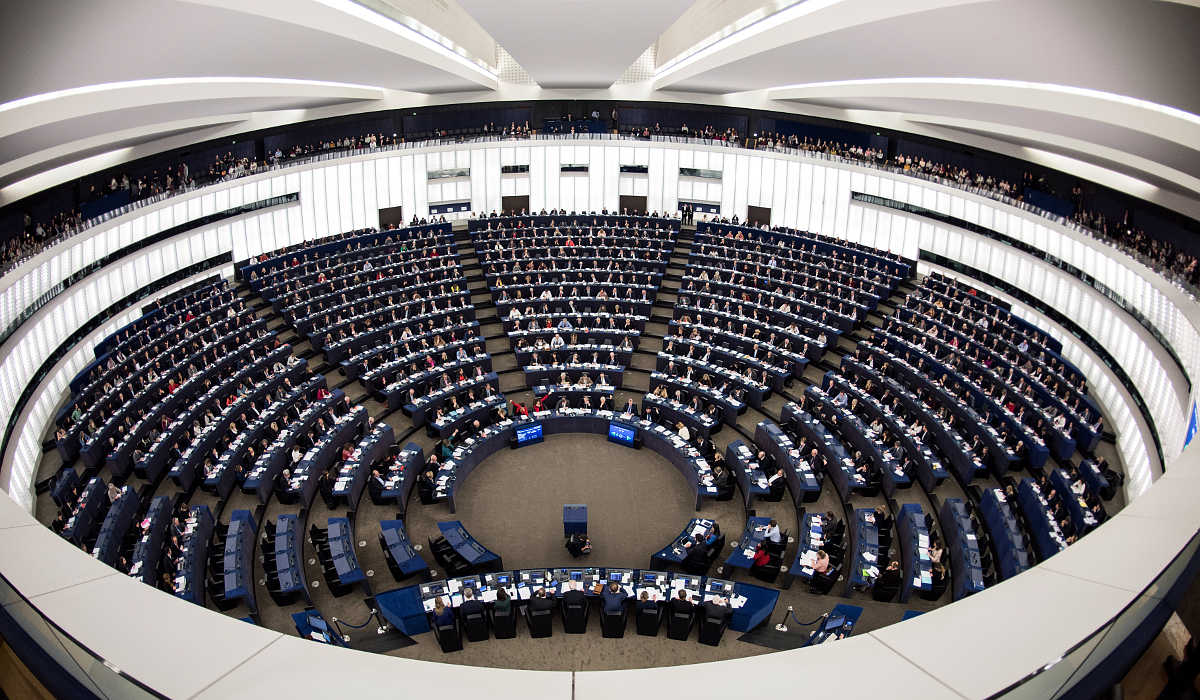 El europarlamento de Estrasburgo (Francia) en febrero de 2018.