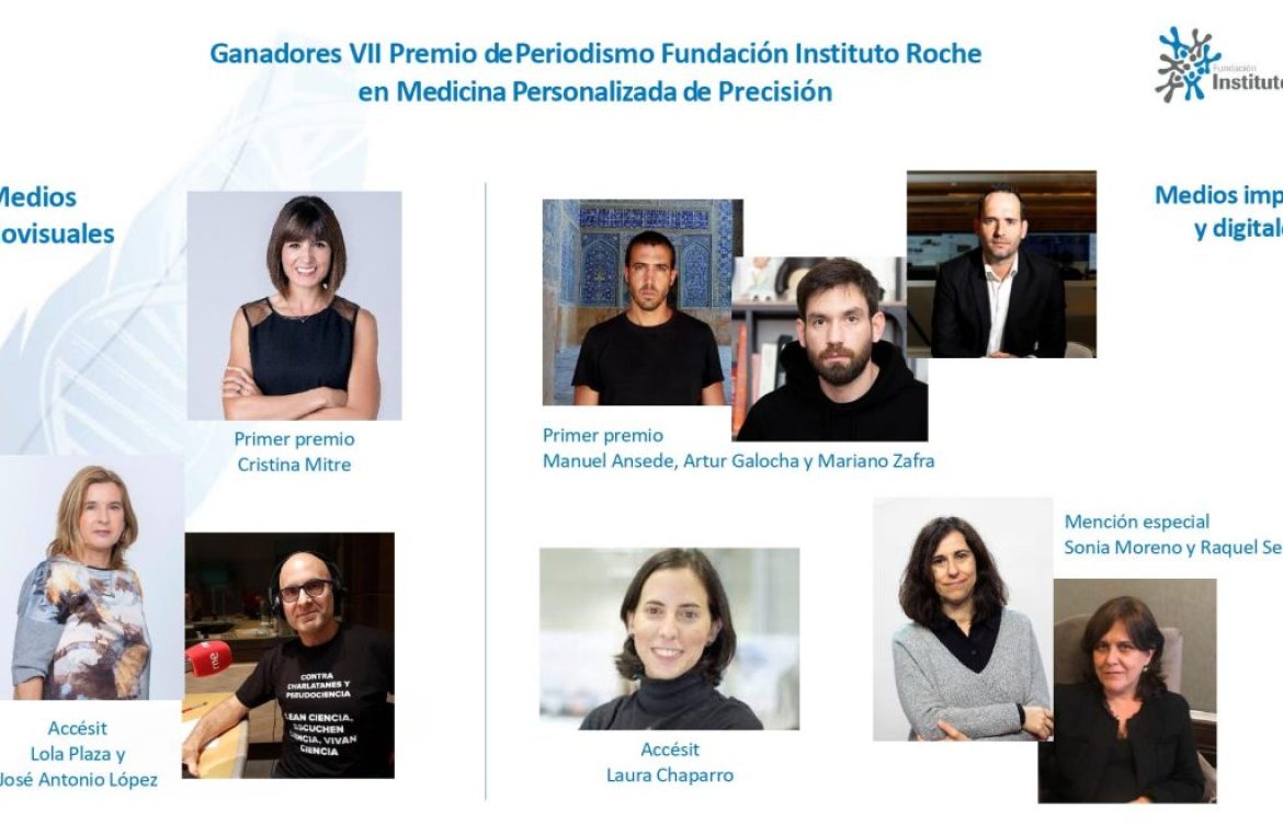 ¿Quieres saber quiénes son l@s galardonad@s del VII Premio de Periodismo de la Fundación Instituto Roche?