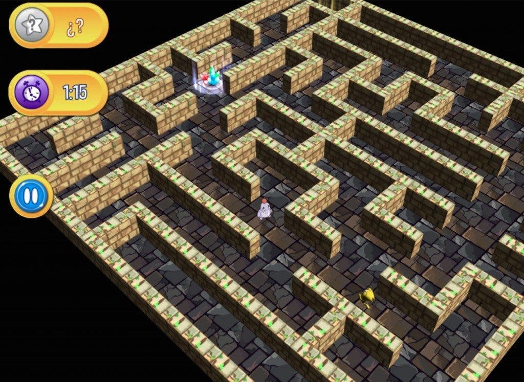 Gomins Labyrinth, uno de los juegos de Gomins. Facilitada por Álava Reyes.