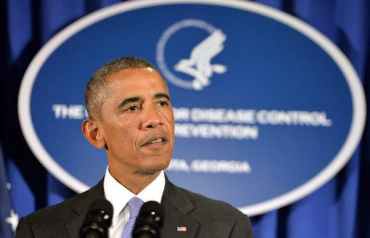 Primer plano de Obama hablando del ébola. Efesalud.com