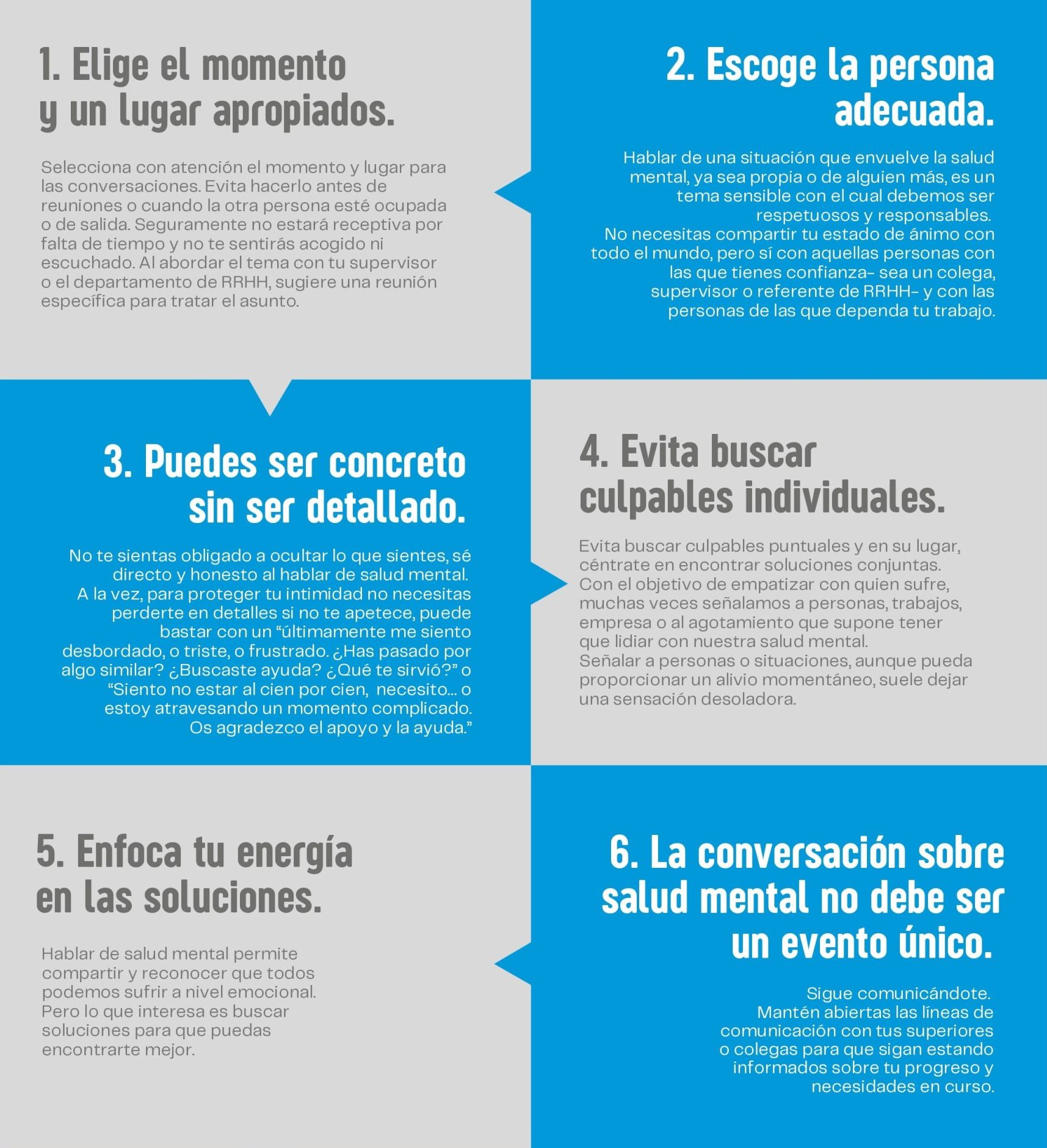 Decálogo de la salud mental en el trabajo - EFE Salud