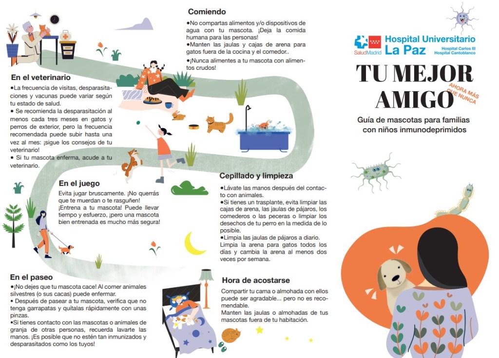 niños inmunodeprimidos mascotas