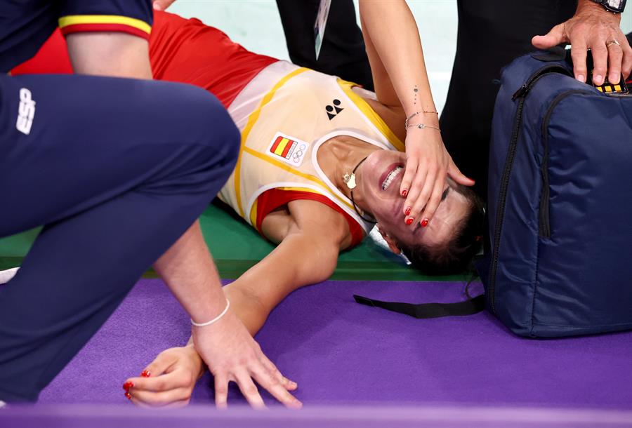 Carolina Marín lesión 