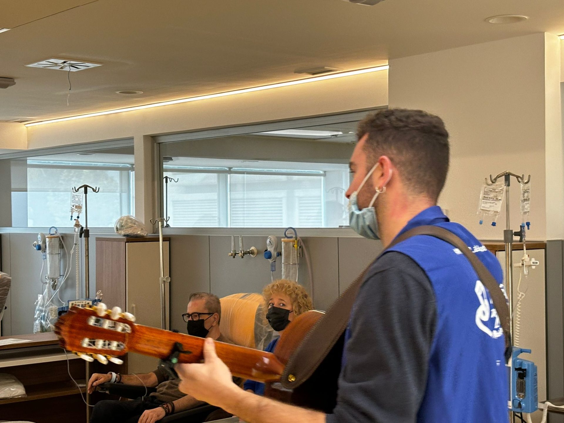 Música en el hospital, una válvula de escape para los pacientes
