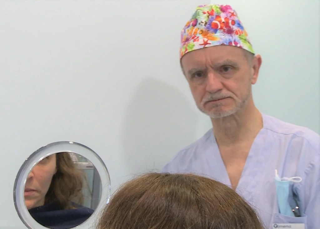 Alopecia frontal fibrosante.