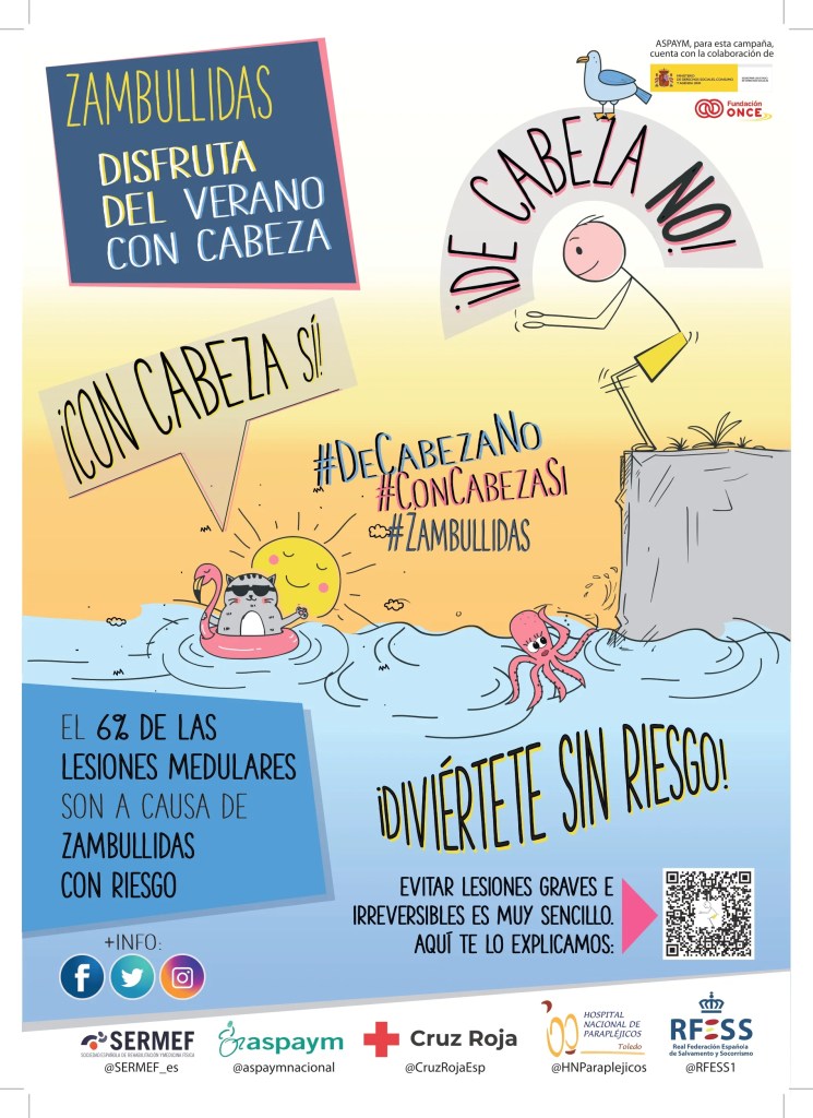 zambullidas lesiones medulares