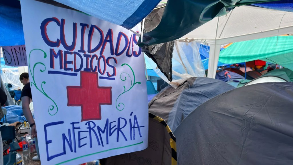 Acampada Sol sanitarios