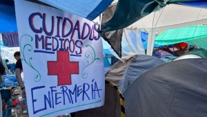 Acampada Sol sanitarios